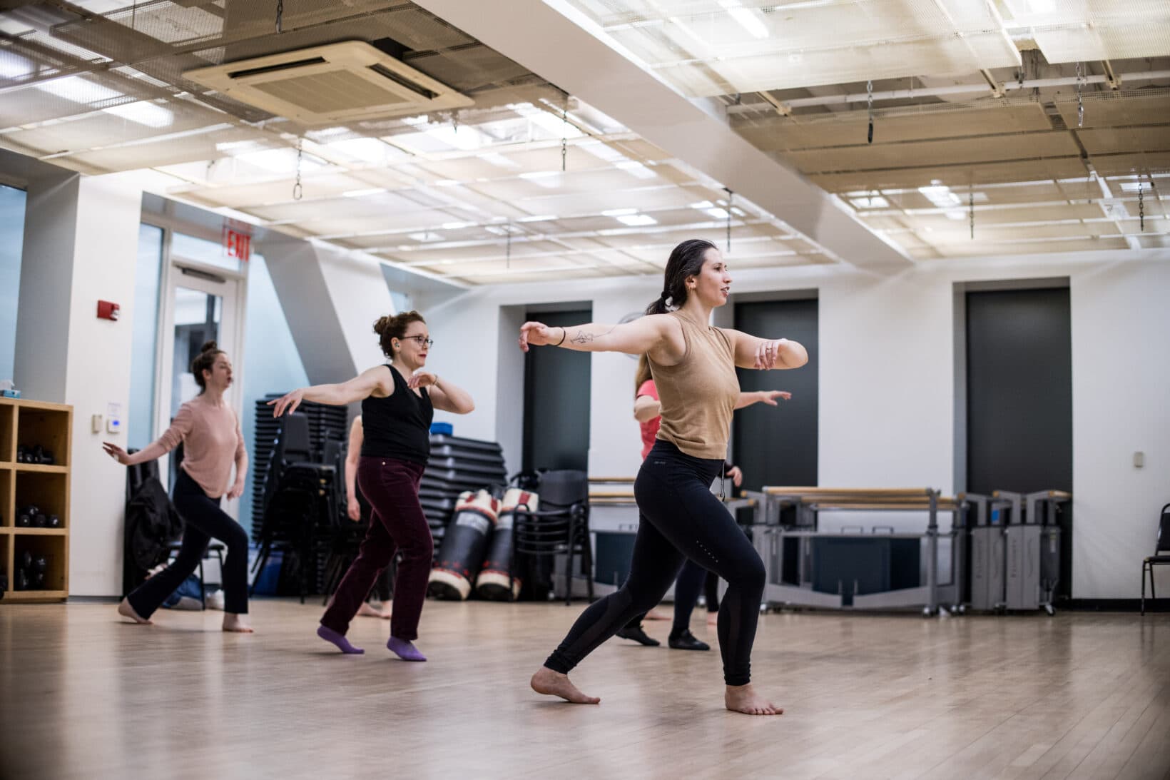Women in dance class